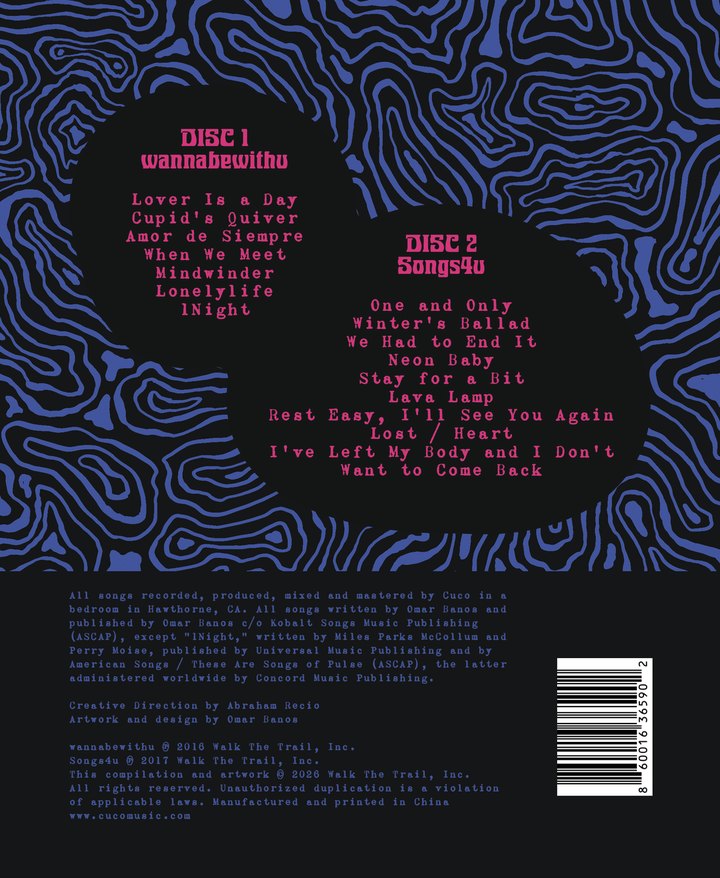 Back of the steelbook: both tracklists and the edition number